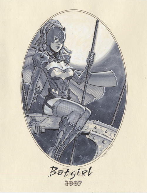 1887 DC Superheroine Fan Art