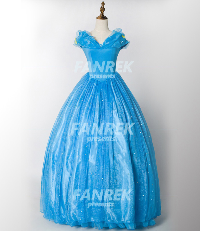 Cinderella 2015 Cosplay Dress Now Available to Buy Online on Fanrek