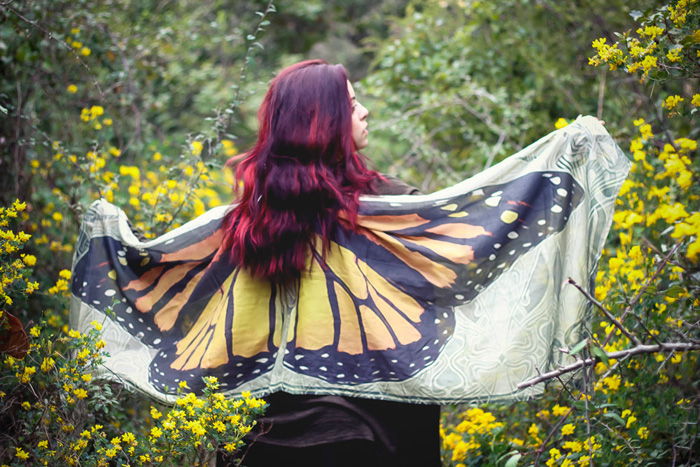 Gorgeous Butterfly & Moth Scarves