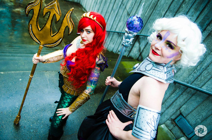 Warrior Ariel & Ursula Cosplay