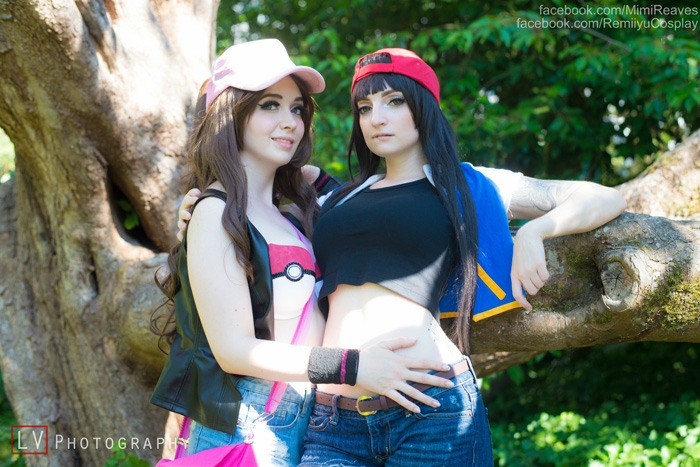 Ash & Hilda from Pokemon Cosplay