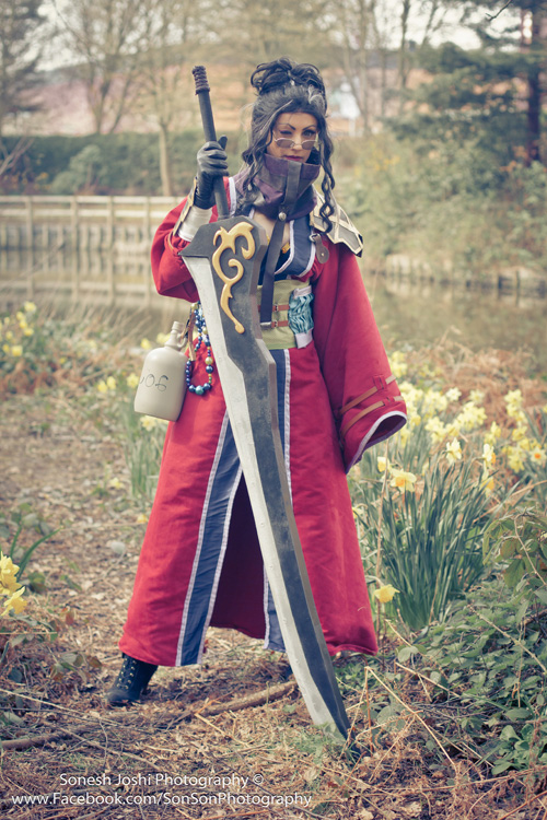 Genderbent Auron from Final Fantasy X Cosplay