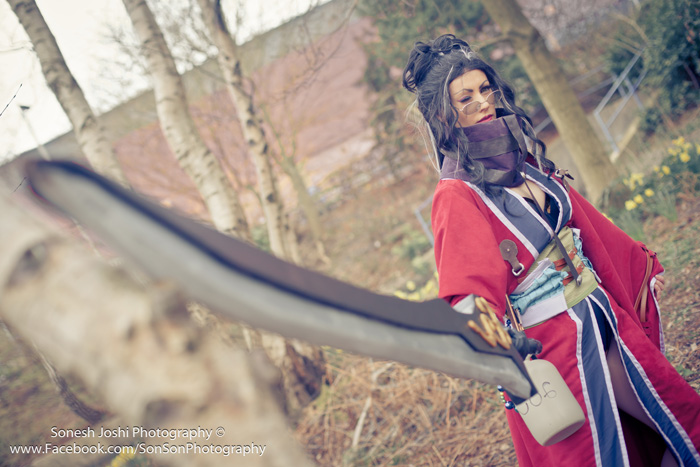 Genderbent Auron from Final Fantasy X Cosplay