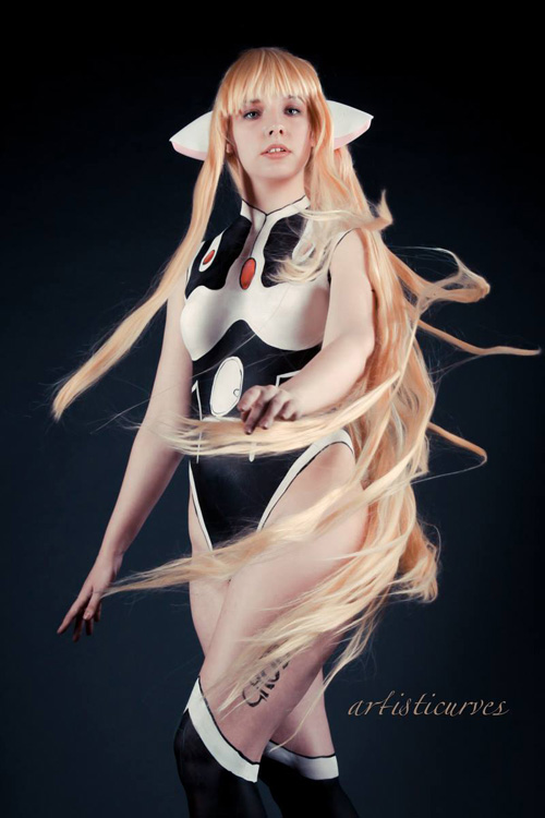 Chii from Chobits Body 
Paint