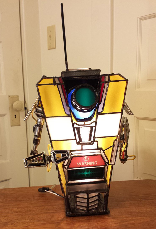 Stained Glass Claptrap from Borderlands