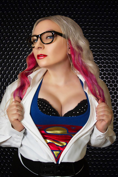 Superman/Clark Kent Pinup Photoshoot