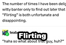 People Are Unable to Identify Flirting