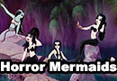 Iconic Horror Ladies as Disney Mermaids Fan Art