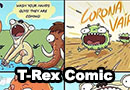 Tyrannosaurus Rex vs Coronavirus Comic