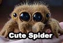Cute Felt Spider Toy