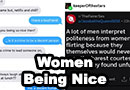 Women Being Nice Doesn