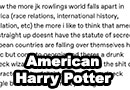Harry Potter in America