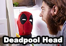 Interactive Moving Talking Electronic Deadpool Head