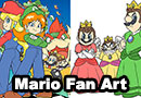 Super Mario Princesses Fan Art