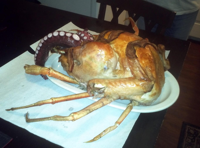 The Call of Cthurkey!  Happy Thanksgiving!