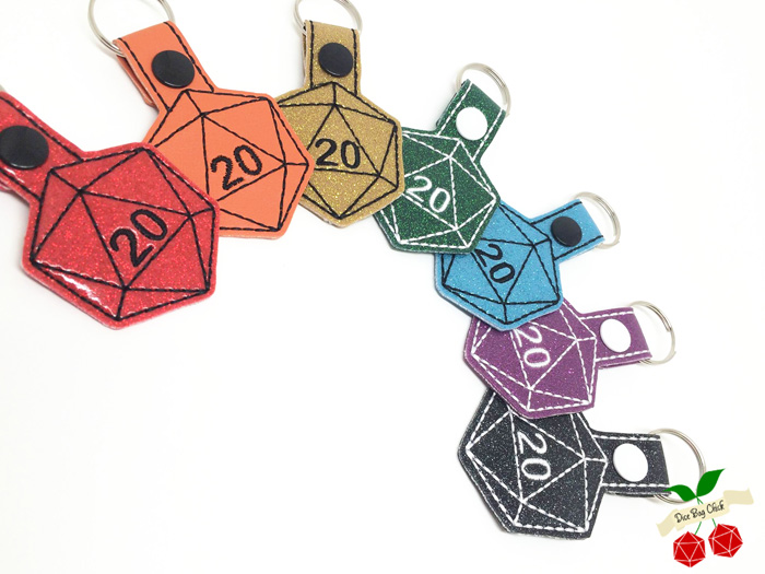 Awesome D20 Keychains