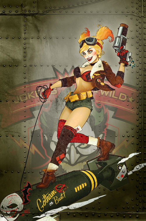 DC Bombshell Pinup Covers