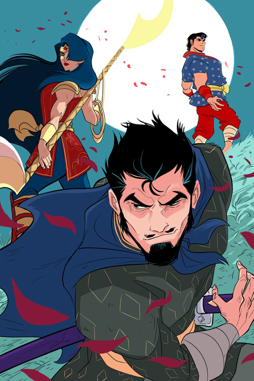 DC Superheroes as Samurai Warriors Fan Art