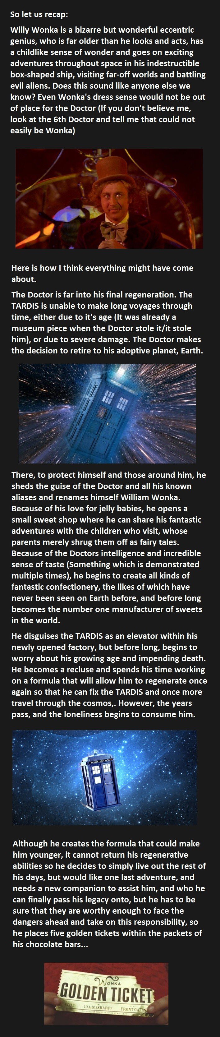 Willy Wonka Doctor Who Fan Theory