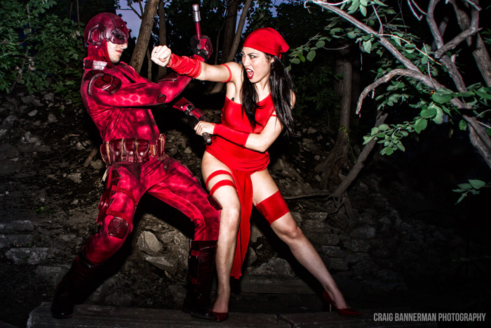 Elektra & Daredevil Cosplay