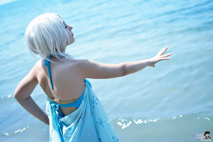 Elsa Bathing Suit Photoshoot