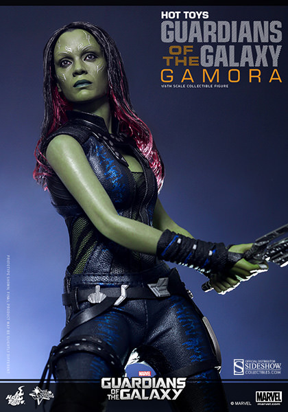 Gamora from Guradians of the Galaxy Sixth Scale Figure + Star-Lord, Rocket & Groot