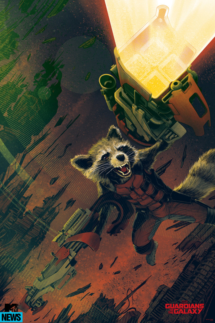 Adorable Mondo Guardians of the Galaxy Posters