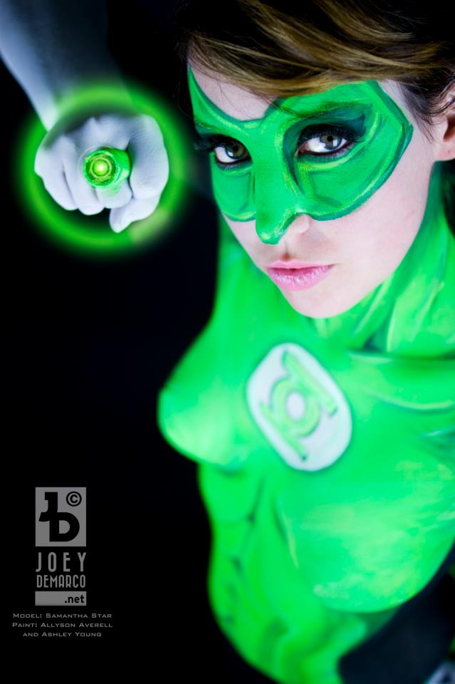 Green Lantern Body Paint
