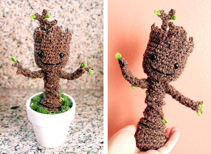 Crochet Dancing Baby Groot