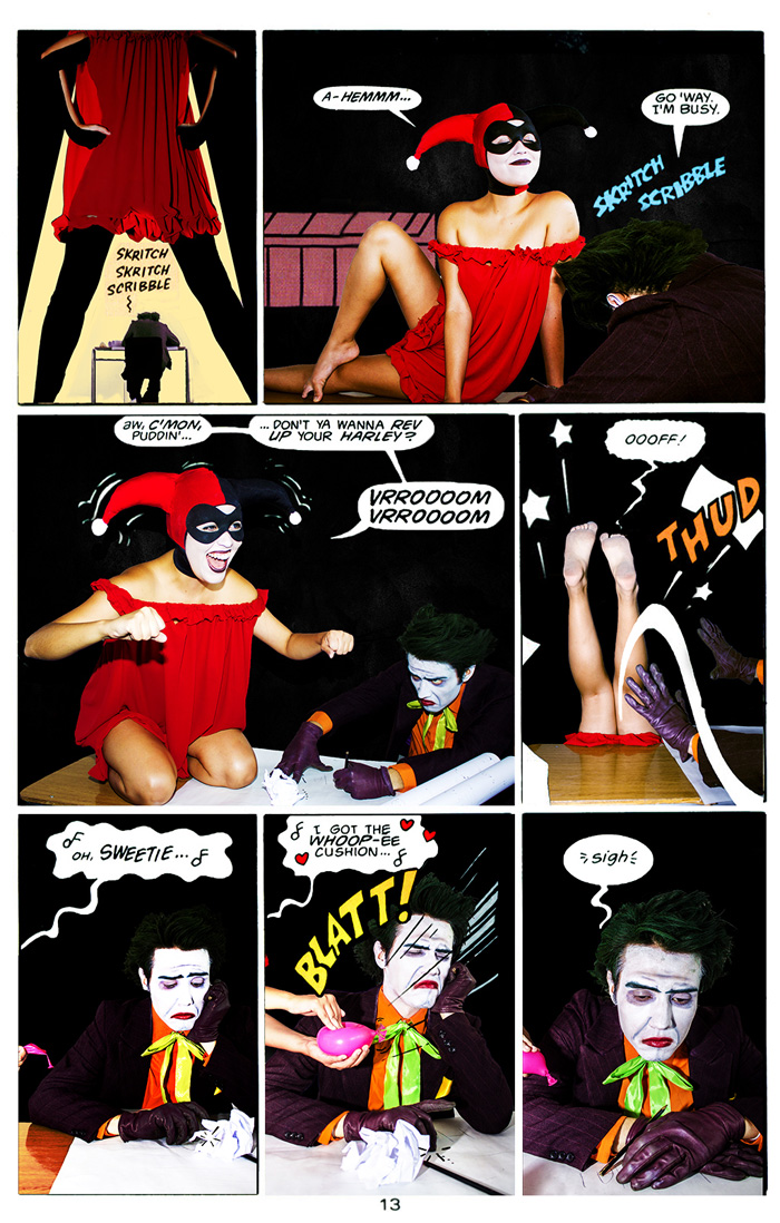 Mad Love Harley & Joker Comic Brought To Life