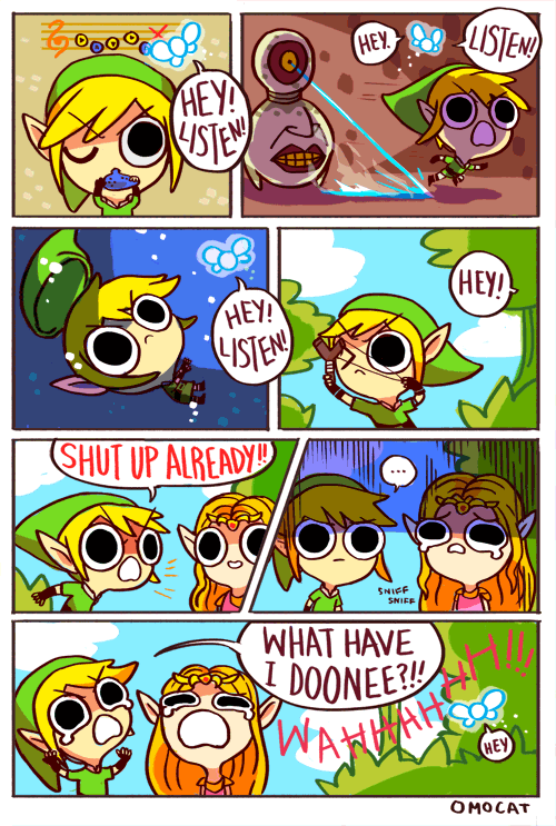 The Legend of Zelda Annoying Navi Comic
