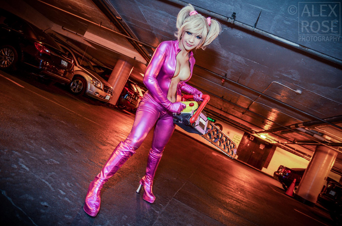 Juliet Starling Pink Rider Suit Cosplay