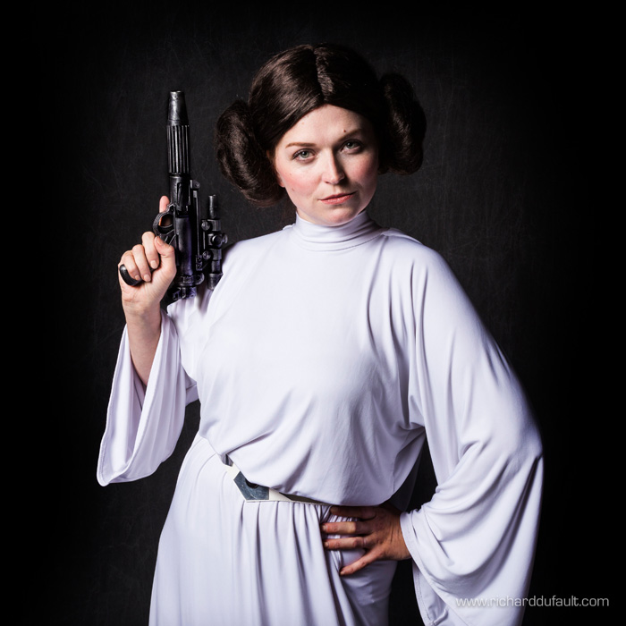 Princess Leia, Vader & Tarkin Star Wars Group Cosplay