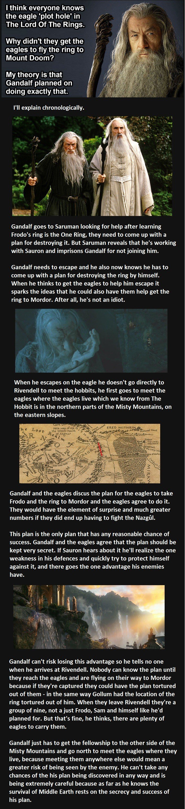 Lord of the Rings Eagle Plot Hole Theory