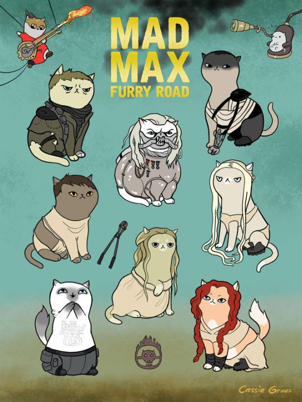 Mad Max: Furry Road Cats Fan Art