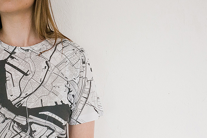 City Maps Printed on T-Shirts