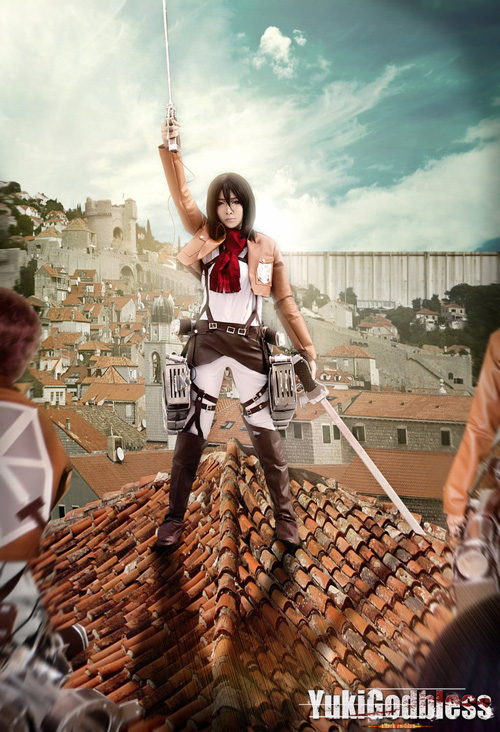 Mikasa from Attack on Titan Cosplay