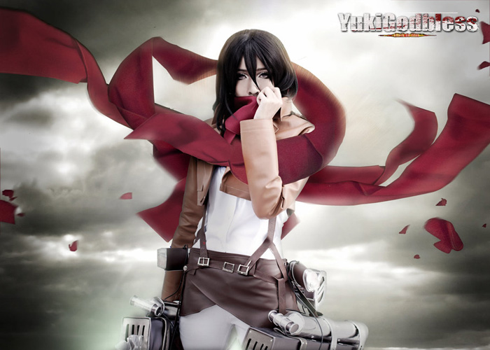 Mikasa from Attack on Titan Cosplay