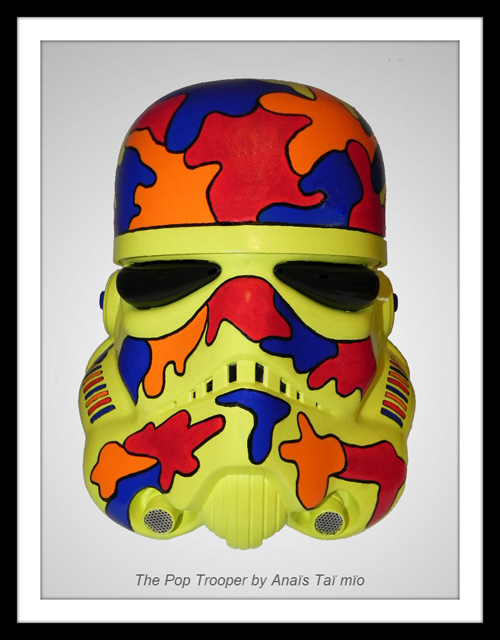 Pop Stormtrooper Helmet Photoshoot