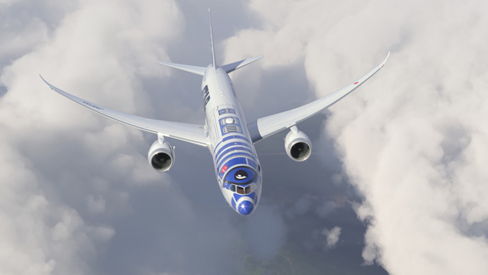 R2-D2 Star Wars Airplane
