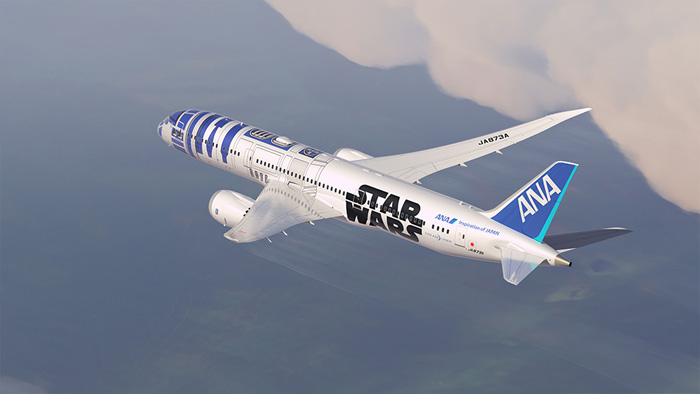 R2-D2 Star Wars Airplane