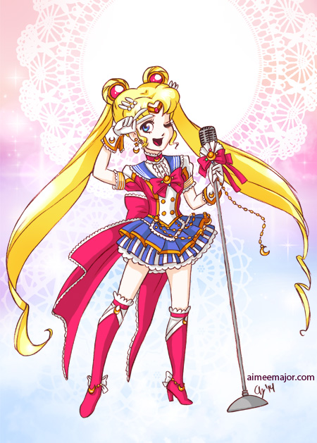 Japanese Pop Idol Sailor Moon Redesigns