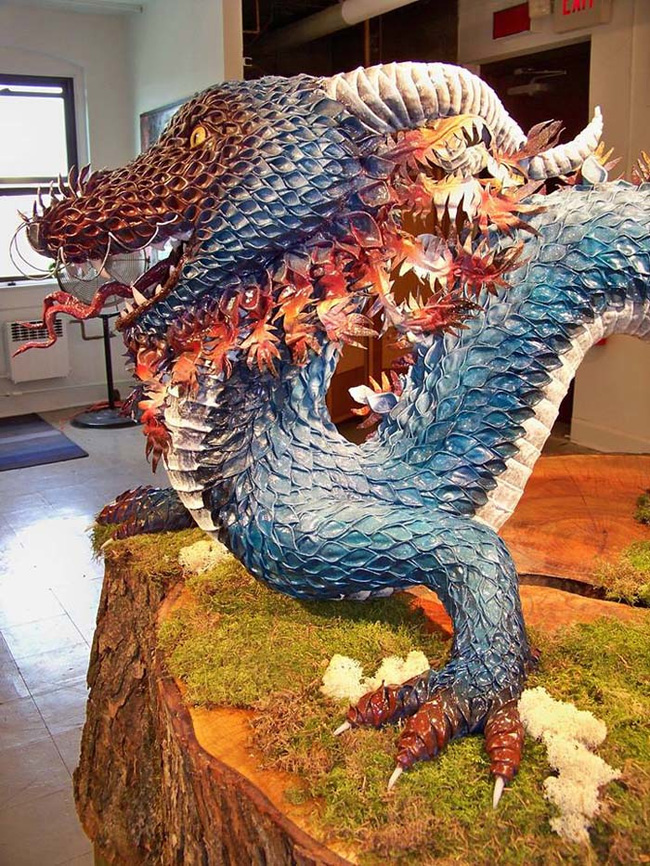 Amazing "Serpent of the Self" Sculpture
