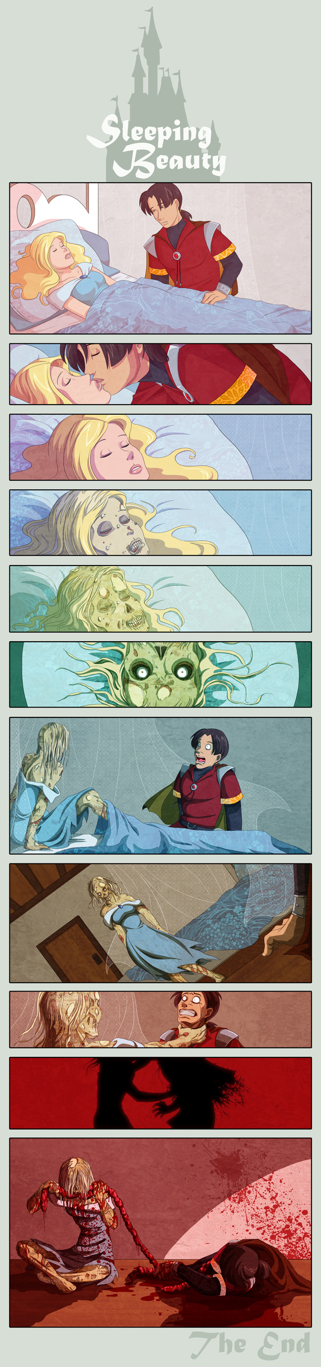 Twisted Sleeping Beauty Comic