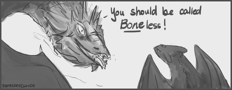 Smaug vs. Toothless Comic