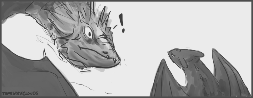 Smaug vs. Toothless Comic