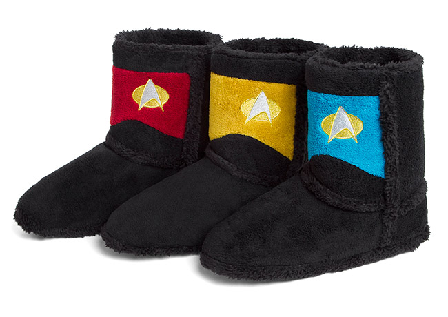 Star Trek TNG Uniform Boot Slippers