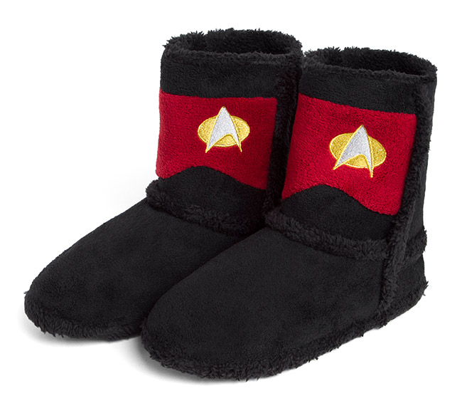 Star Trek TNG Uniform Boot Slippers