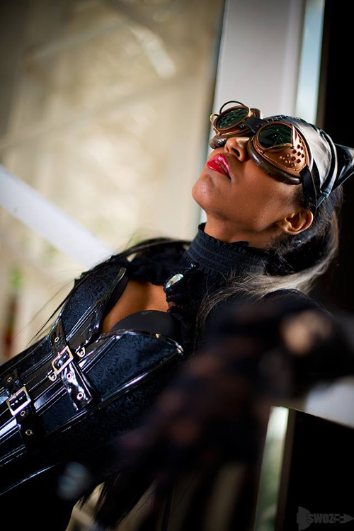 Steampunk Catwoman Cosplay