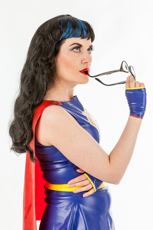 Female Superman Pinup